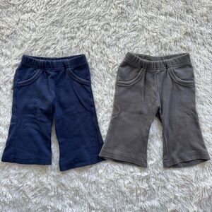 L'ovedbaby Bundle of 2 Infant Lounge Pants in Navy and Grey - 3-6M